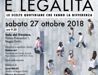 In Sala del Tricolore il convegno “Reggiani e legalità”