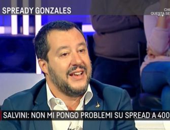 Spread a 300. Salvini: manovra non cambia