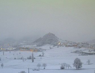 L’Appennino avvolto da una coltre di neve