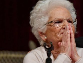 Liliana Segre: piango per chi ha messo quella maglietta choc