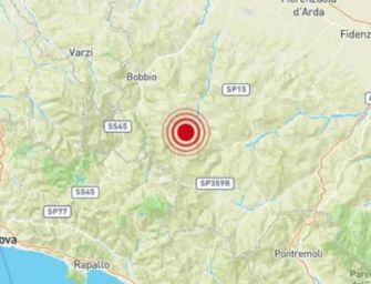 Terremoto di magnitudo 3.2 nel Piacentino