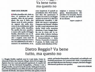 A proposito di rivalità tra Reggio e Parma