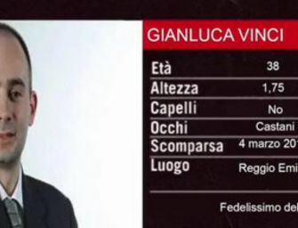 Reggio. De Lucia come ‘Chi l’ha visto’: Vinci è scomparso