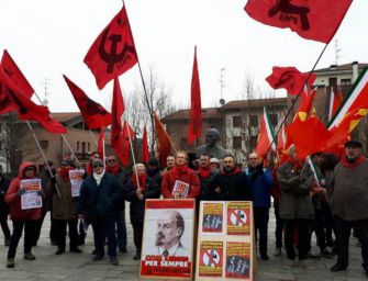 Nostalgici di Lenin a Cavriago nel 95esimo della morte