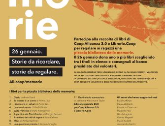 Coop Alleanza 3.0: “Memorie”, raccolta di libri per ragazzi