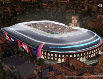 Il Bologna mostra il nuovo Dall’Ara: 27mila posti e tutto coperto