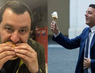Renziani-Salvini, la cena diventa un caso