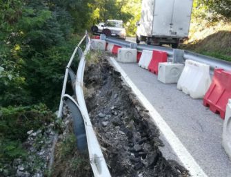 Frana a Canossa, da marzo il cantiere sul tratto di Sp 79 tra le frazioni di Selvapiana e Cerezzola