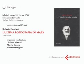 Il romanzo. “L’ultima fotografia di Marx” a Modena