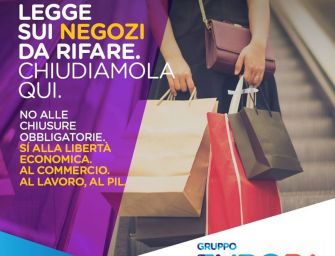 +Europa: no alle chiusure obbligatorie dei negozi la domenica