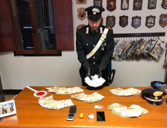 Castel San Pietro Terme, arrestato trafficante di cocaina: sequestrati 59mila euro in contanti