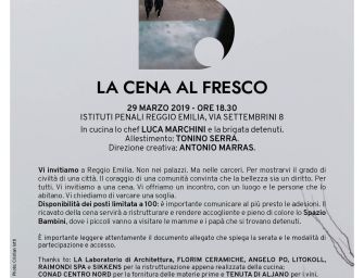 Reggio, solidarietà e diritto alla Bellezza. Una ‘Cena al fresco’ nel carcere di via Settembrini