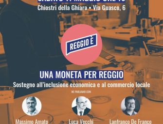Una moneta locale: Reggio è, il sindaco Vecchi e il prof Amato lanciano il progetto