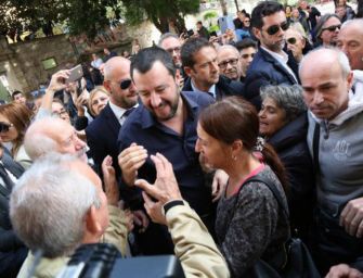 Tour elettorale di Salvini in Emilia