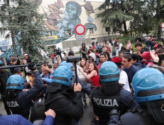 Scontri a Modena per l’arrivo di Matteo Salvini, denunciate tre persone