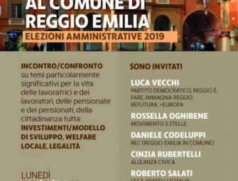 La Cgil incontra i candidati sindaco di Reggio