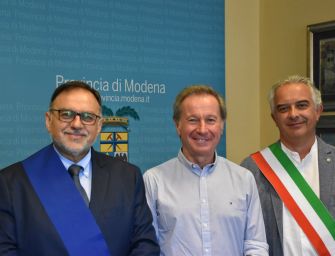 Zocca celebra lo sbarco sulla Luna con l’astronauta Maurizio Cheli