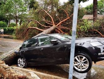 Violenta tromba d’aria su Milano Marittima