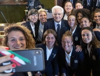 La Nazionale di calcio femminile da Mattarella. Bertolini: “Essere qui è motivo di orgoglio”
