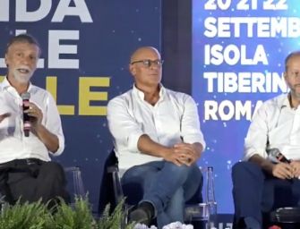 Delrio contestato alla festa di Fratelli d’Italia