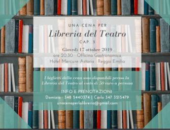 Reggio, giovedì la cena per la Libreria del Teatro di via Crispi