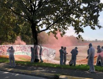 “Abbiamo divelto la rete in via Luxemburg”