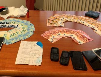 Fabbrico. Fuggono seminando dosi di cocaina, arrestati