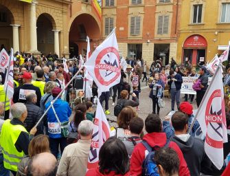 A Reggio una “trattorata” per dire no all’impianto Iren Forsu di Gavassa