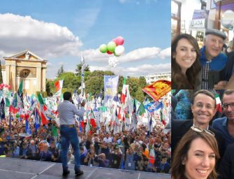 200mila in piazza a Roma contro il governo. Salvini: “È il popolo contro l’élite”