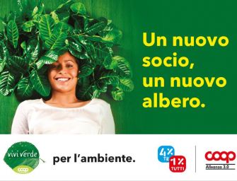 La Cooperazione ha buone radici: con “un nuovo socio, un nuovo albero”