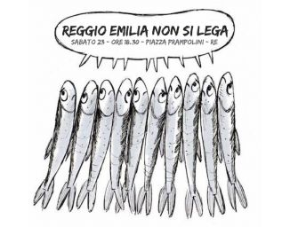 ‘Reggio Emilia non si Lega’, le sardine sabato in città
