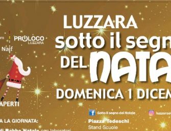 Domenica primo dicembre a Luzzara torna “Sotto il segno del Natale”