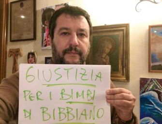 Affidi Val d’Enza, Salvini: non è un raffreddore
