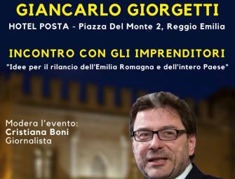 Reggio. Il leghista Giorgetti incontra gli imprenditori reggiani