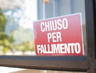 Nel 2021 in provincia di Reggio 55 fallimenti in nove mesi: più del 2020, ma meno del 2019