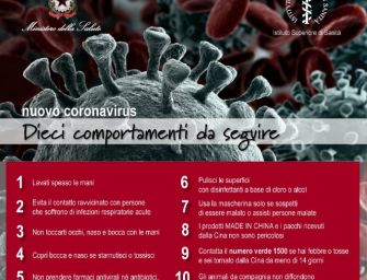 Coronavirus: regole per la prevenzione