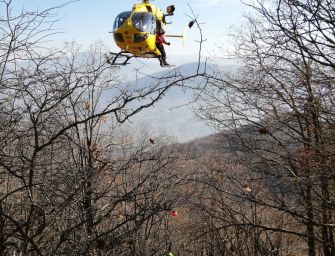 (Palanzano – Parma). Cade col parapendio: trasportato in ospedale in gravi condizioni