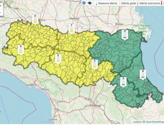 Lunedì 2 marzo in Emilia allerta gialla per pioggia, vento e neve (in Appennino)