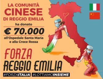 Reggio. Covid-19, la solidarietà cinese