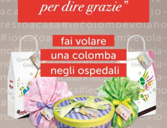 Colombe Admo volano negli ospedali con un aiuto per i pazienti Covid