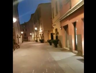 Lunedì 16 marzo (ore 19.00), il centro storico di Reggio Emilia è spettrale