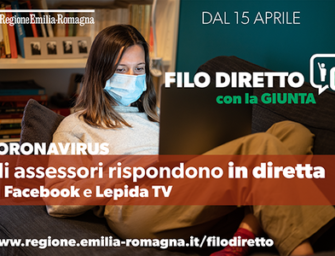 Coronavirus, Emilia risponde ai cittadini