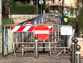 Reggio. Chiuso per verifiche ponte ciclopedonale del Gattaglio