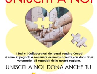 “Unisciti a noi”, la campagna di solidarietà di Conad Nord Ovest