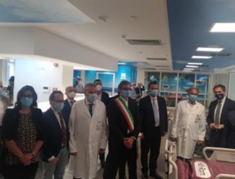 Inaugurato primo modulo dell’Hub nazionale di terapia intensiva
