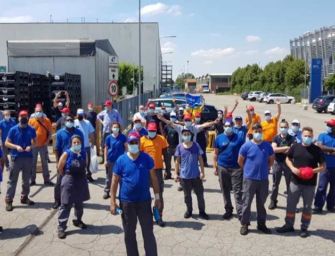 Comer, sciopero lavoratori a Cavriago