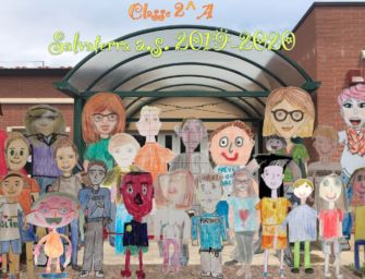 Foto di classe al tempo del Coronavirus a Salvaterra