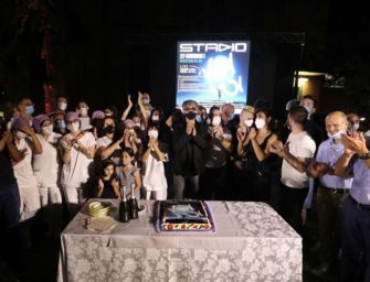 Concerto degli Stadio al tramonto sul tetto del Sant’Orsola