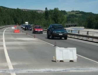 Baiso, sui viadotti Saltino e Cerredolo si torna a viaggiare a 70 km/h