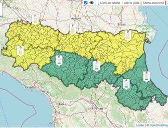 Lunedì 17 agosto in Emilia-Romagna allerta gialla per temporali